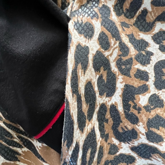 ALIA SZ 20P- CHEETAH PRINT ZIPPERED JACKET - Picture 7 of 10